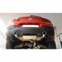 Silent rear duplex stainless steel 1x100mm type 16 for BMW SERIE 1 M140i F20/F21