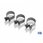 Silent rear duplex stainless steel 1x100mm type 16 for BMW SERIE 1 M140i F20/F21