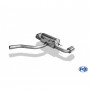 Silent rear duplex stainless steel 1x100mm type 10 for BMW SERIE 1 120d F20/F21