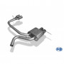 Silencieux arrière duplex inox 2x76mm type 13 pour BMW SERIE 1 118d/120d TYPE E87