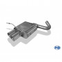 Silent stainless steel rear 2x76mm type 10 for BMW SERIE 1 118d/120d TYPE E87