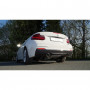 Silent stainless steel rear 1x90mm type 12 for BMW SERIE 2 220i Cabriolet TYPE F23