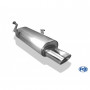 Silent stainless steel rear 1x135x80mm type 53 for BMW SERIE 3 316i/318i TYPE E30 (from 09/1987)