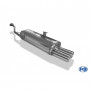 Silencieux arrière inox 2x76mm type 13 pour BMW SERIE 3 316i/318i TYPE E30 (à partir du 09/1987)