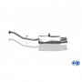 Silencieux arrière inox 2x76mm type 13 pour BMW SERIE 3 316i/318i TYPE E30 (à partir du 09/1987)