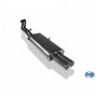 Silencieux arrière inox 2x76mm type 13 pour BMW SERIE 3 320i/325i TYPE E30 (jusqu'au 09/1987)
