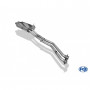 Silent stainless steel rear 2x76mm type 13 for BMW SERIE 3 320i/325i TYPE E30 (from 09/1987)