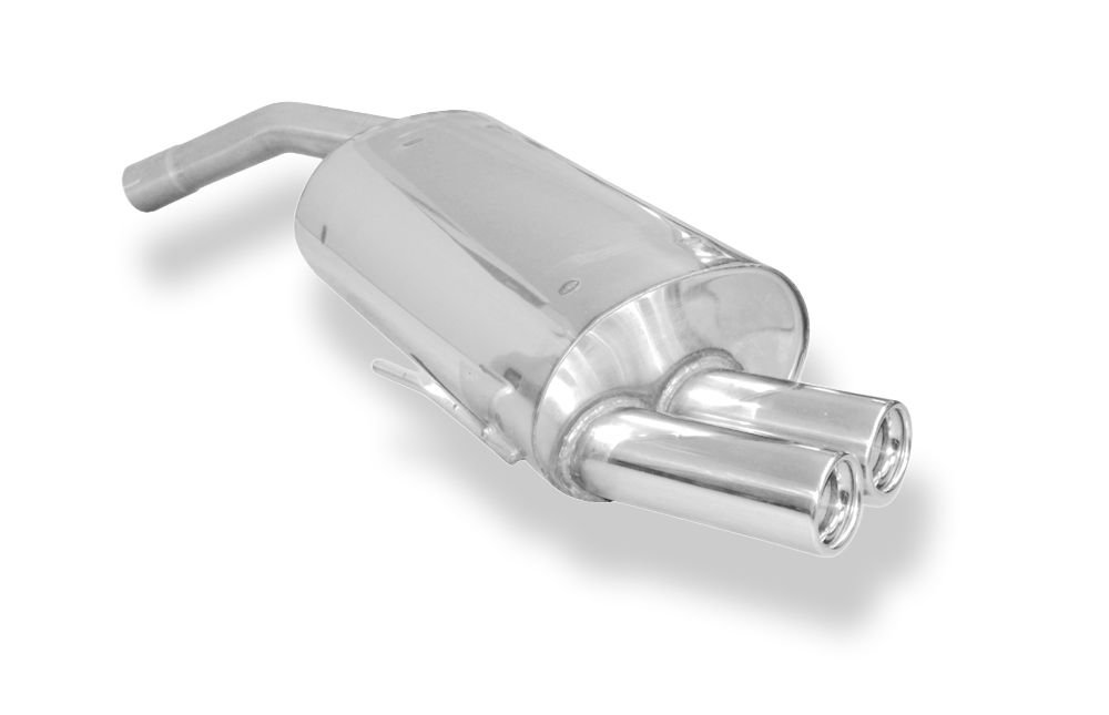 Silencieux arrière sport inox 2x76mm type 13 - ALFA ROMEO 156