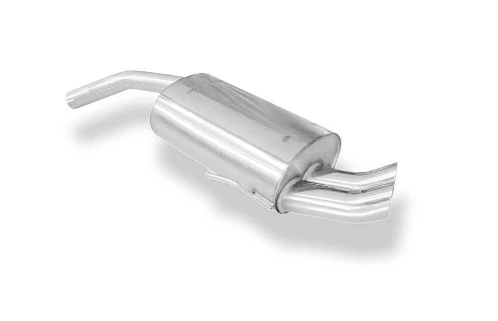 Silencieux arrière sport inox 2x76mm type 18 - ALFA ROMEO 156