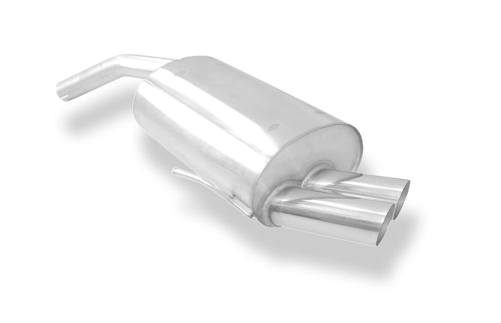 Silencieux arrière sport inox 2x76mm type 14 - ALFA ROMEO 156