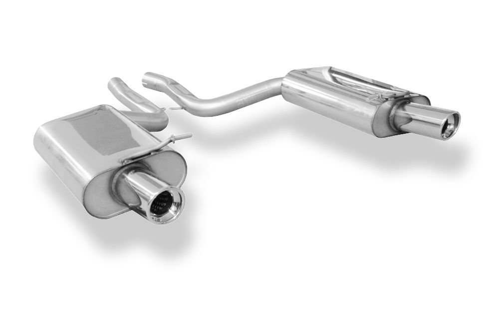 Silencieux arrière duplex sport inox 1x90mm type 17 - AUDI S4 (B6)
