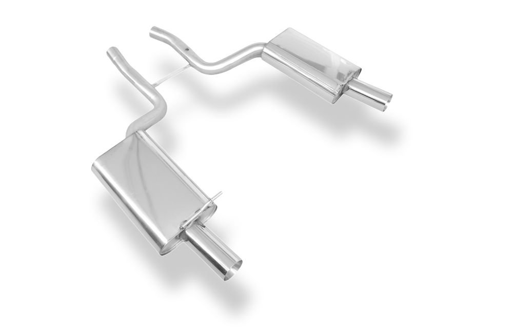 Silencieux arrière duplex sport inox 1x100mm type 24 - AUDI S4 (B6) CABRIOLET