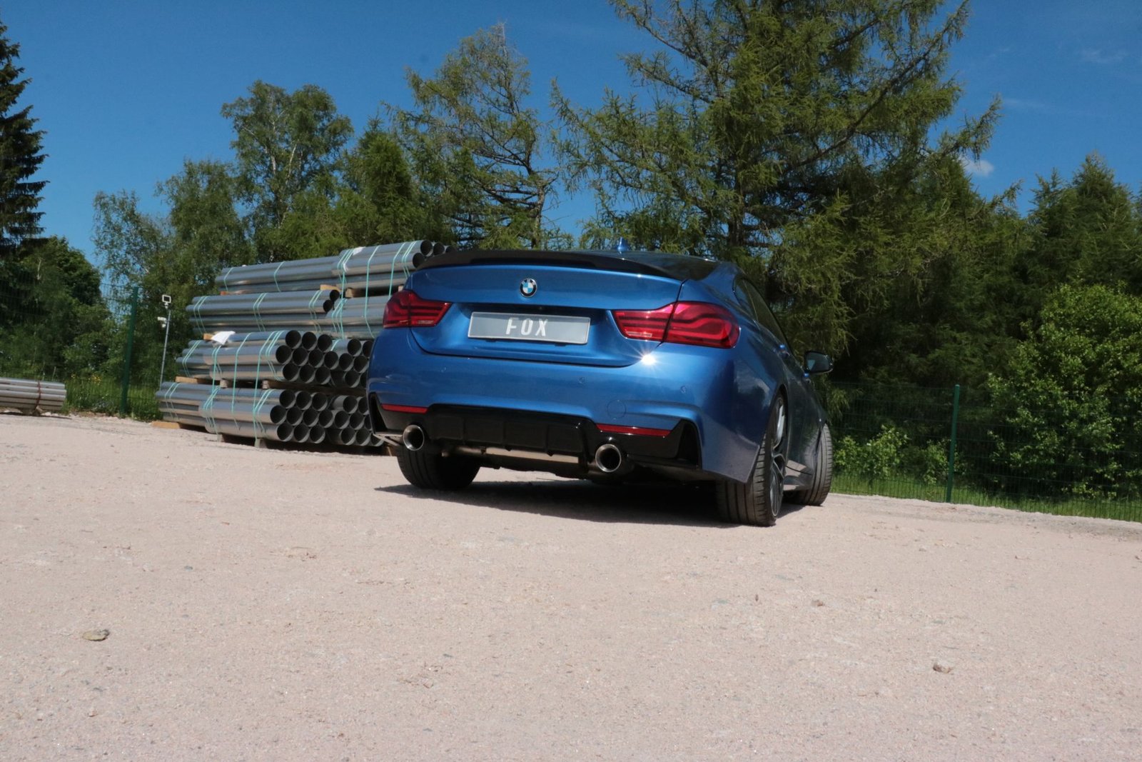 Silencieux arrière duplex sport inox 1x100mm type 25 - BMW 440i XDRIVE GRAND COUPE (F36)