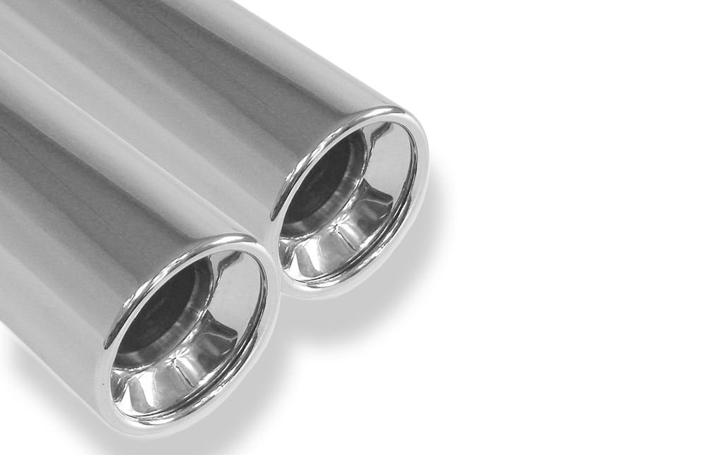 Silencieux arrière duplex sport inox 2x76mm type 13 (avec bride) - MAZDA 323F/323C (BA)
