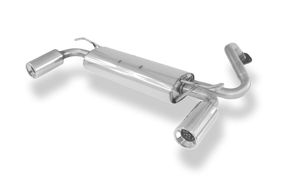 Silencieux arrière duplex sport inox 1x90mm type 13 (avec bride) - MAZDA 323F/323C (BA)