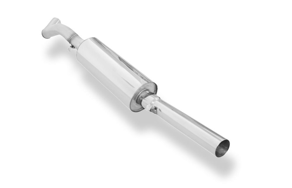 Silencieux arrière sport inox 1x63.5mm type 10 - VOLKSWAGEN GOLF GTI MK1