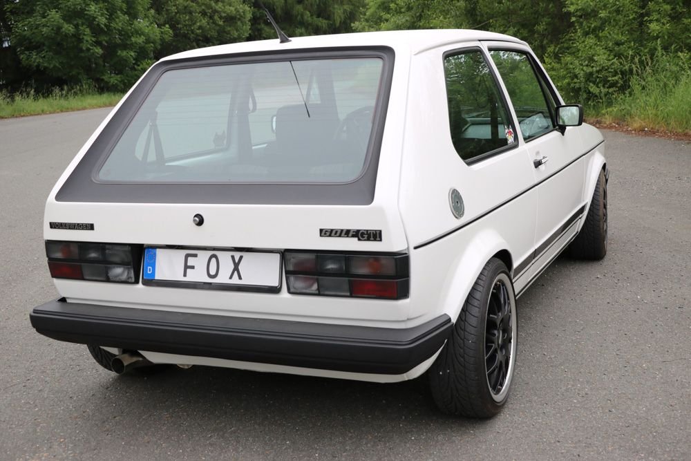 Silencieux arrière sport inox 1x63.5mm type 23 - VOLKSWAGEN GOLF GTI MK1