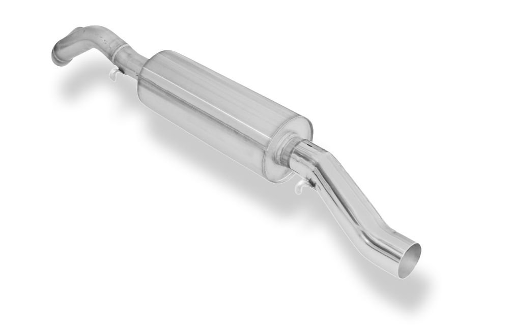 Silencieux arrière sport inox 1x63.5mm type 23 - VOLKSWAGEN GOLF GTI MK1